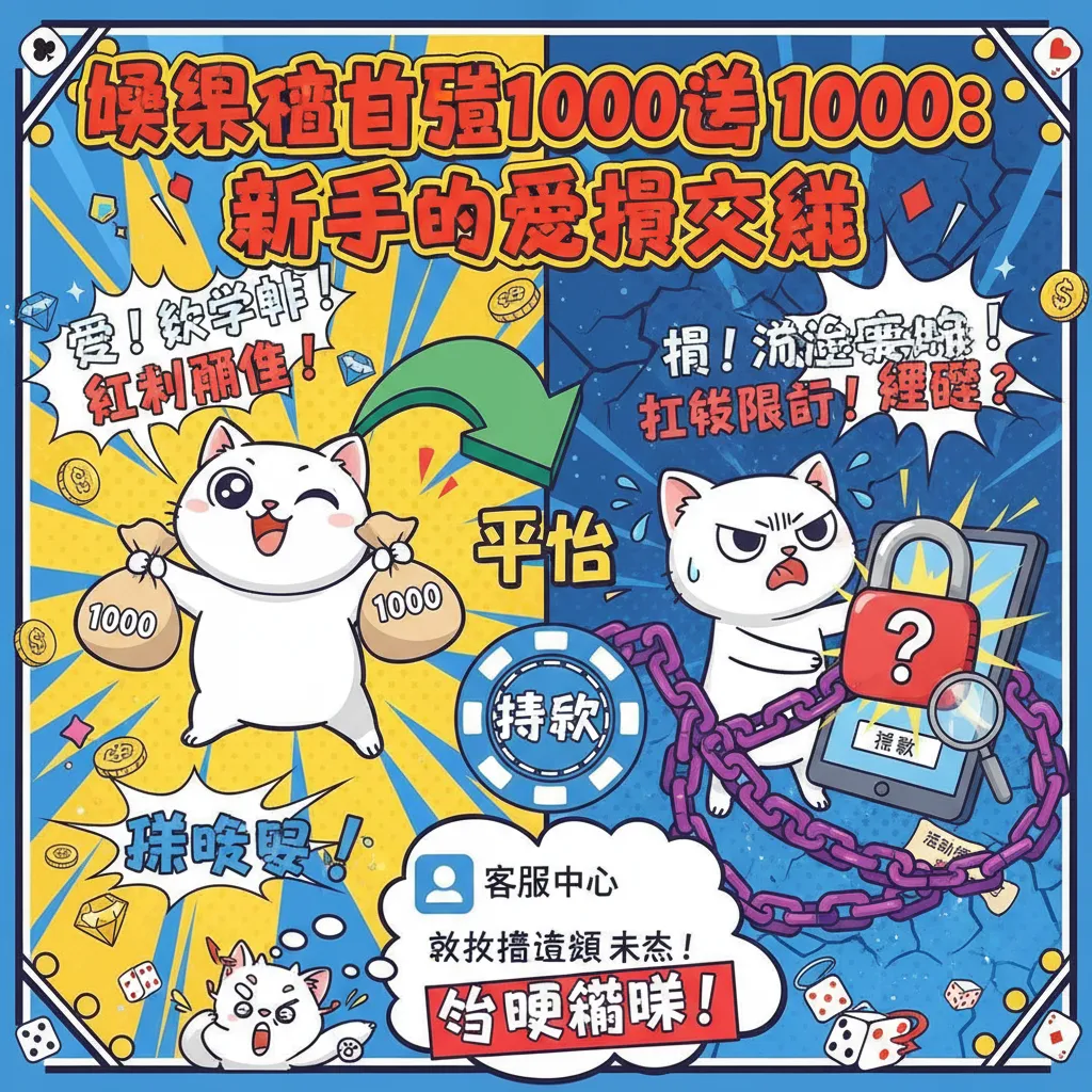首儲1000送1000：破解優惠流水要求與提款限制指南