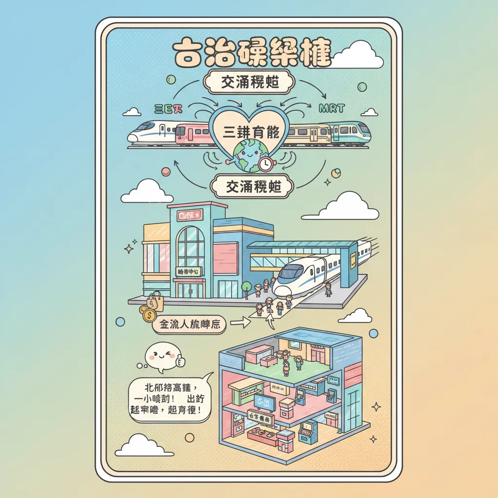 從交通轉運樞紐看臺中娛樂城，帶動城市生活與商業開發案